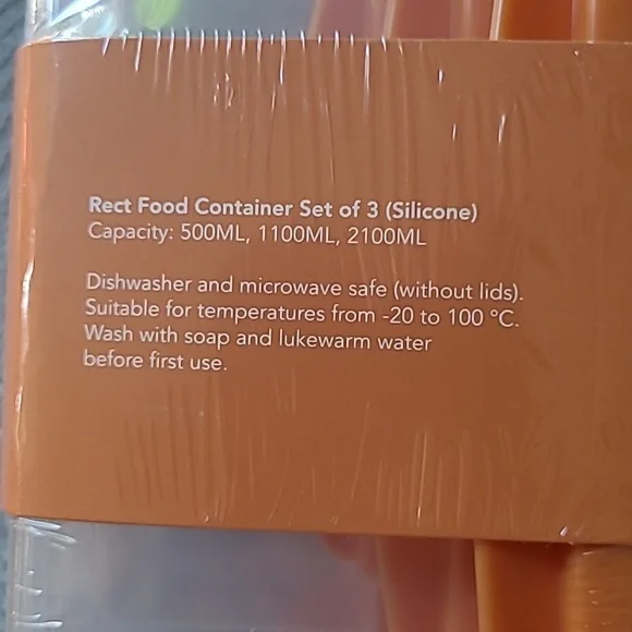 Rectangle Food Container Set - Picture 6 of 7